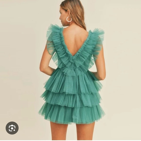 Dresses & Skirts - Gorgeous bright teal tulle party dress